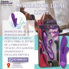 VIBRADOR SOFISTICADO-DOBLE ESTIMULACION-PUNTO G-CLITORAL-RECARGABLE-SEXSHOP LIMA 